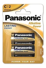 Batterie Alkaline Power, C 2 Stk., PANASONIC
